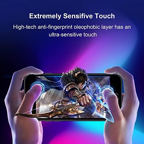 GiiYoon-3 PACK Screen Protector for iPhone SE 2022/2020, iPhone 6/7/8 Tempered Glass [HD Full Coverage] [Easy Installation] [Scratch Resistant] [9H Hardness] [Bubble Free] Protection Film