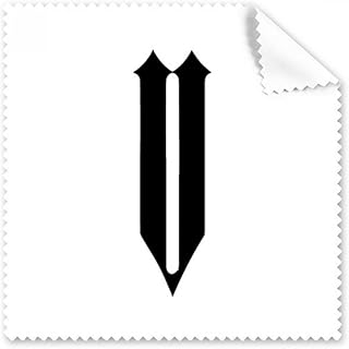 Roman Numerals Five in Black Silhouette Cleaning Cloth Phone Screen Glasses Cleaner 5pcs