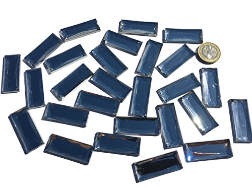 27 pezzi 40 mm x 15 mm grande glitzernde in