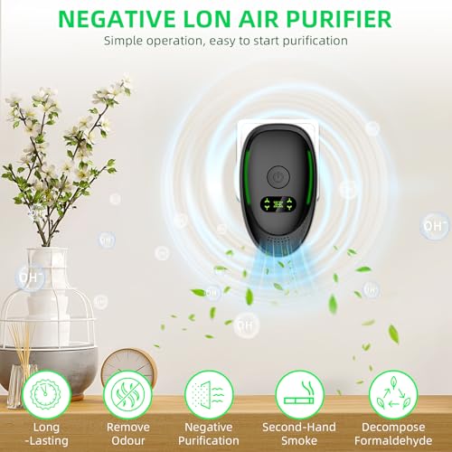 Purificador de aire enchufable compacto y silencioso miniatura 2