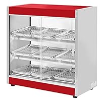 ホットショーケース PRO-9WSE Amazon | 業務用ホットショーケース PRO-9WSE-CL (レッド) 保温