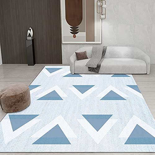 Tapis géométrique moderne antidérapant lavable chambre salon dressing 80x160 - 2