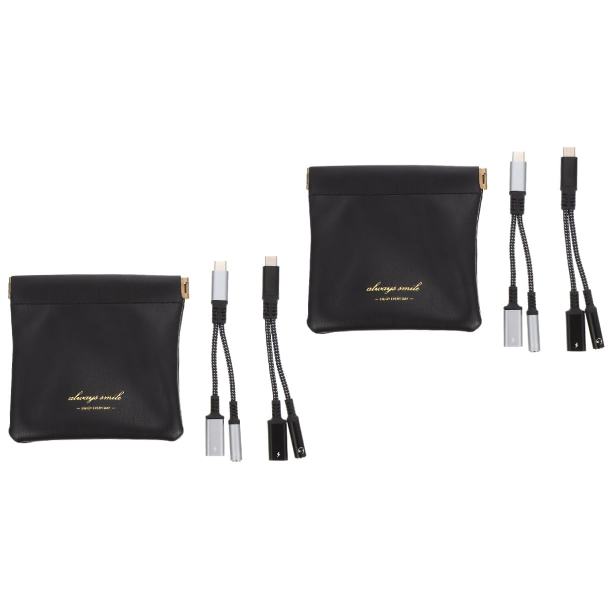 Uonlytech 2piezas Adaptador USB c para Auriculares y Carga Conector Tipo c Jack De Compatible Dispositivos Móviles y Tabletas Diseño Compacto y