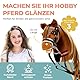 Panduro Hobby Horse Zubehör, Stirnband mit wunderschön hängenden Strasssteinen für Stecken- und Hobbypferde - Schwarz