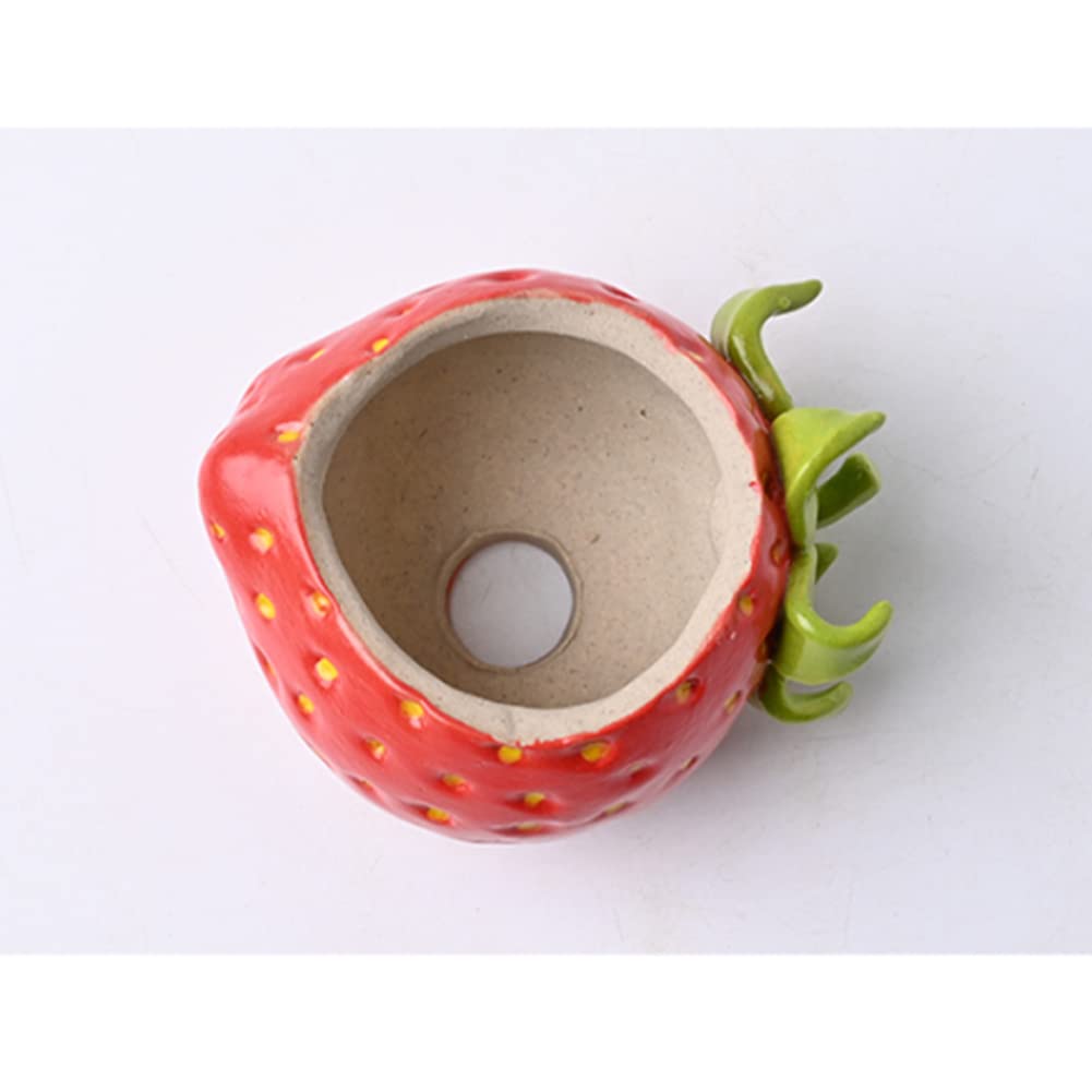 Vaso per piante in terracotta all'anguria / 13 cm / Fioriera con foro di drenaggio / Dipinto a mano / Idee regalo / Vaso da interno / Home Decor / Vaso di frutta - Italia
