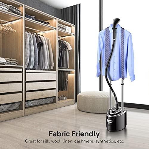 Professional Steamer For Clothes, Anthter 1500W Powerful Full Size Garment Steamers, 35S Fast Heat-Up, 90 Mins Of Continuous Steam Wrinkle Remover With 2.5L Water Tank, Perfect For Household #TOP6