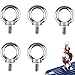 Produktbild cersaty® 5 Stk Ringschraube, Edelstahl M10 Ringschrauben für Hause,Büro,Hotel,Außenbereich Geeignet DIY Hängeartikel Wäscheleinen Markisen Schäkeln