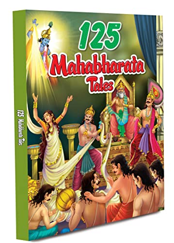 Image of GOLDEN MINDS 125 Mahabharata Tales Book For Kids- Legendary Stories Of Courage, Wisdom &Morals | Dive Into India's Epic History, Mythology & Folktales | Cultural Stories for Kids-(Age 5-18 Years)