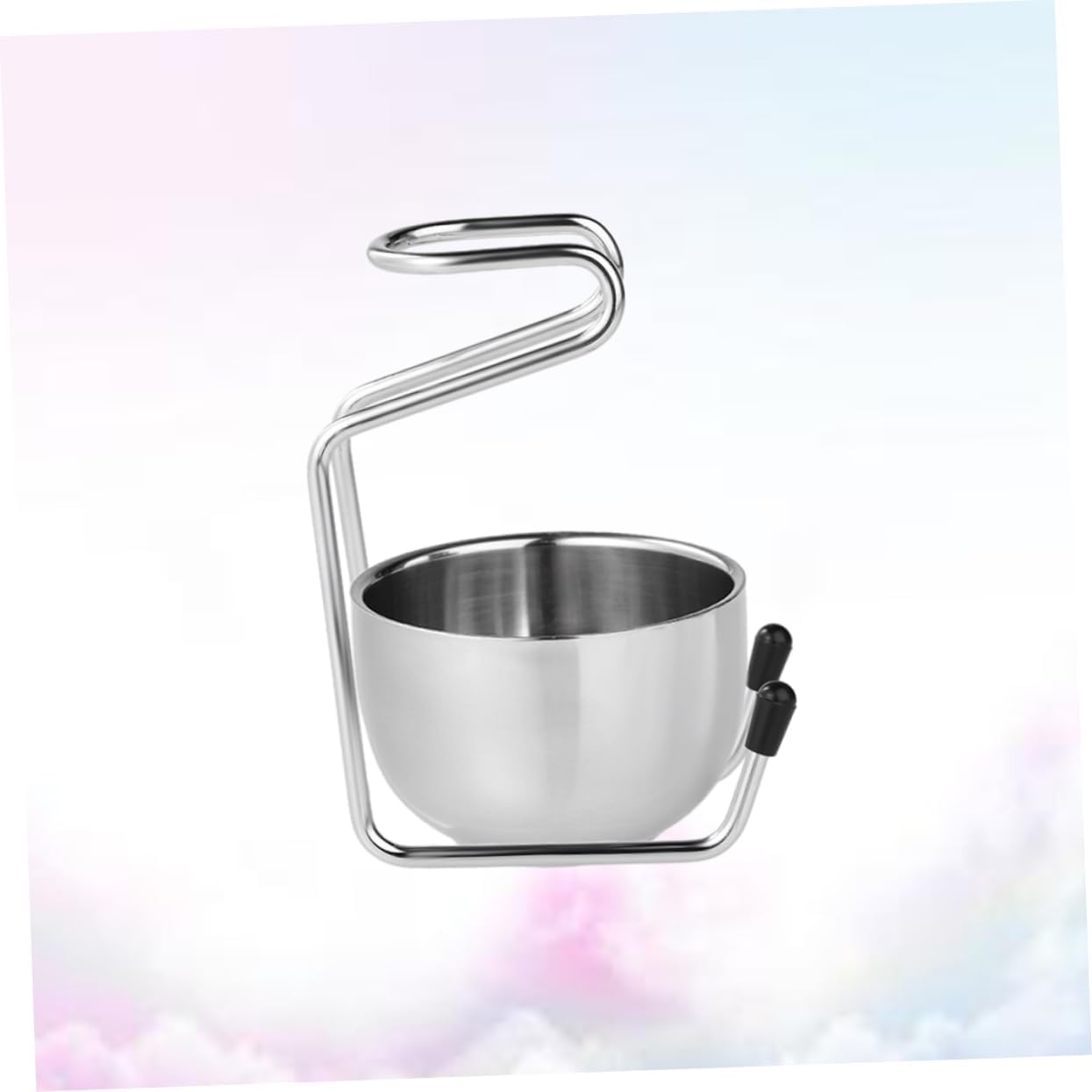 Stainless Steel Brush Stand Holder Razor Stand Soap Bowl Suction Cup Straight Razor Kit