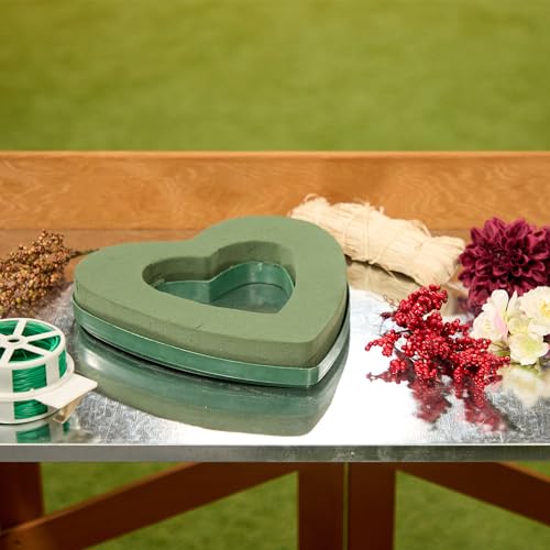 Mousse florale pour fleurs fraîches verte lot de 2 blocs de 24x23x4 cm - 3