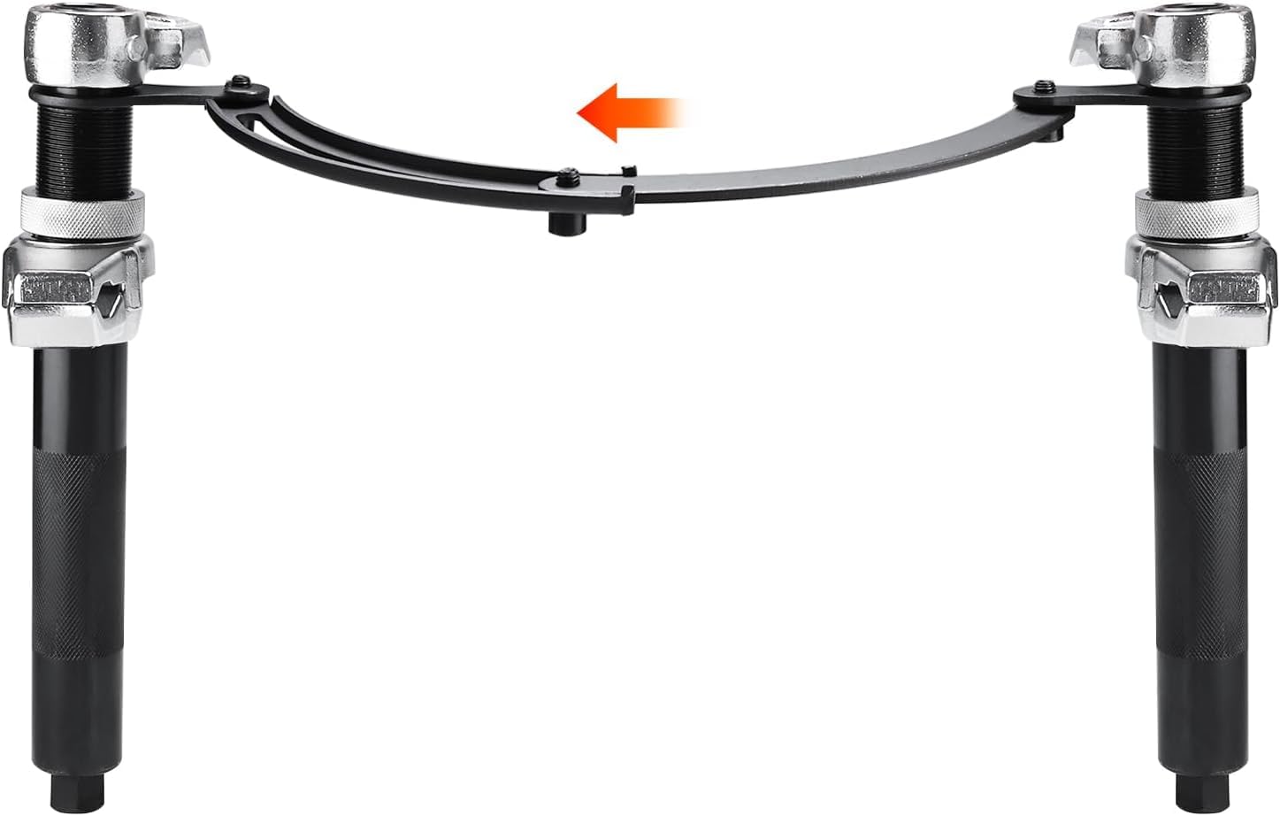 FreeTec Set tenditore a molle 3 pezzi | Strumento professionale per molle auto | Tuning e abbassamento | Tenditore per ammortizzatori | Resistenza 1,2T (1200kg) (Rosso)