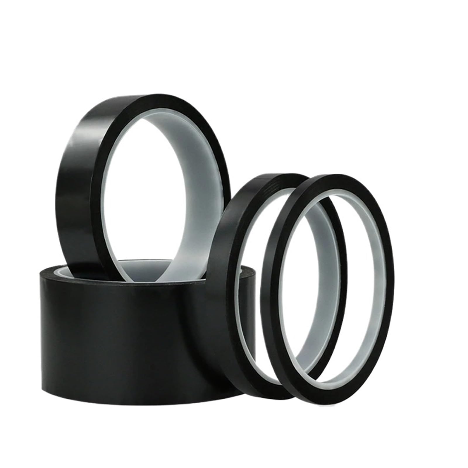 Cinta adhesiva de poliimida negra resistente al voltaje, con sombreado mate y resistente a altas temperaturas.(33M_0.05MM_35.0MM)
