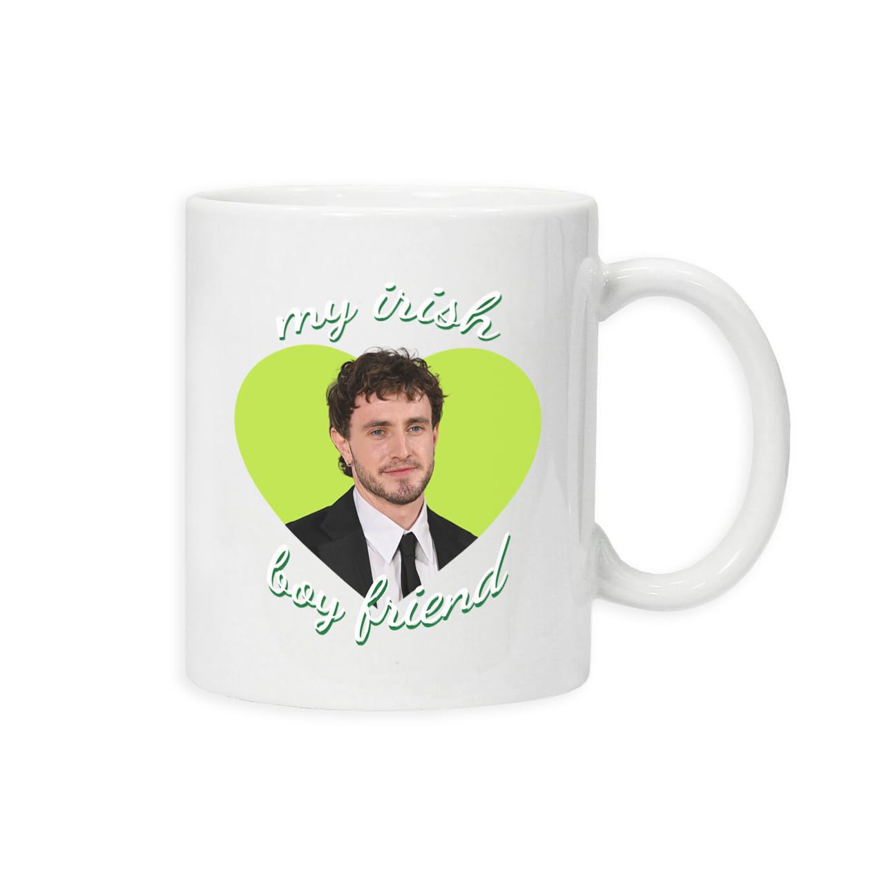 New Spirit Original White My Irish Boyfriend Paul Mescal Mug Drinking Cup Tea And Coffee Cups Cute Mug Aesthetic Fun Funny Pretty