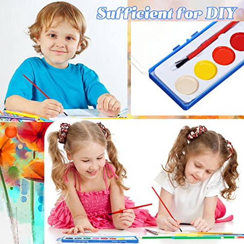 150 Pieces Bulk Watercolor Paint Set Washable Water Color Paint 8 Colors Travel Watercolor Set With Paintbrushes For Kids And Adults Students Art Party Favors School Classroom Supplies #TOP6