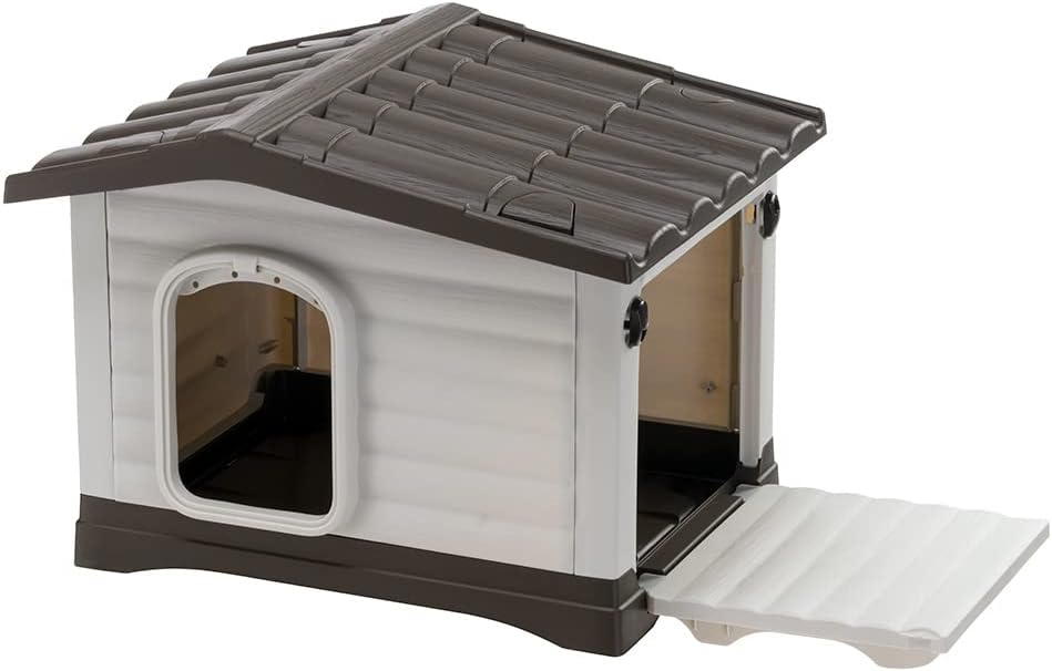 Ferplast Outdoor Kennel, Dog House DOGVILLA 60 in Resistant