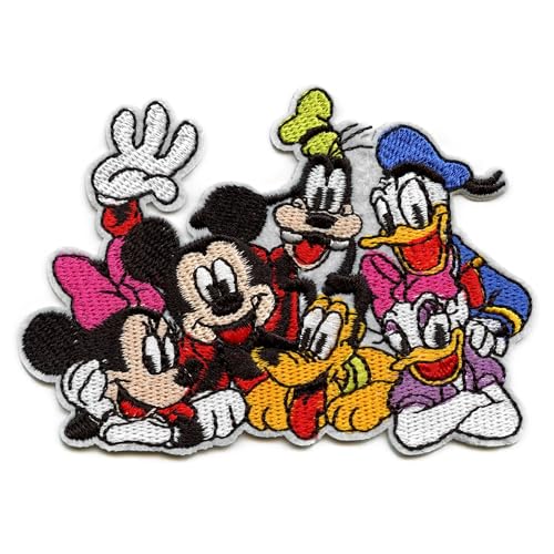 Concept One Accessories Mickey and Friends Patch Classic Group Embroidered Iron On