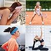 DERAYEE 12pcs Bandeau de Sport,Bandeau Transpiration Coloré Bandeau Cheveux pour Jogging,Yoga,Vélo,Fitness #5