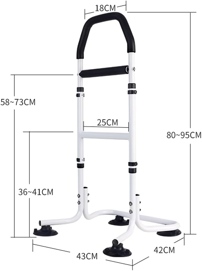 立ち上がり補助手すりのおすすめ人気ランキング【置き型も！2026年2月】 | マイベスト 立ち上がり補助器具 介護用品 立ち上がり補助 介護用手すり ベッド 手すり アルミニウム合金製、ポータブル設計、耐荷重100kg、横