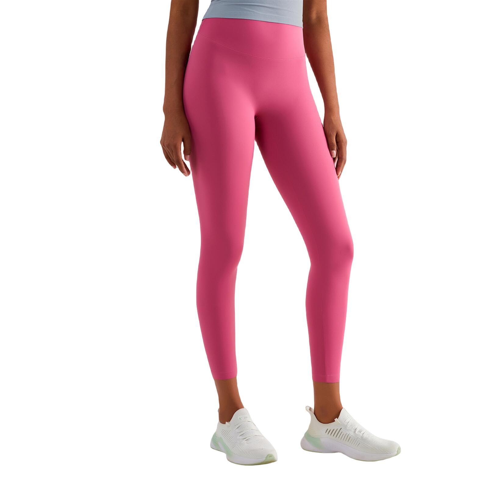 Legginsy damskie proste rozciągliwe spodnie do jogi, klasyczne sportowe legginsy do joggingu, legginsy treningowe na siłownię