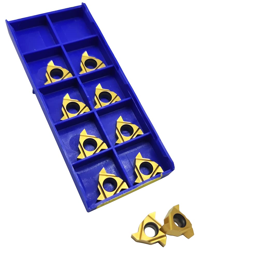 10pcs RT16.01W-AG60-YBG201 Threading Inserts External Threading Internal Threading Tool for SER/SNL