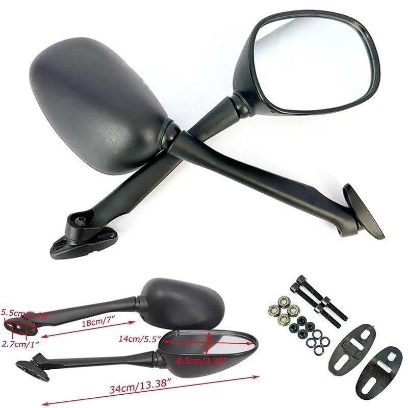Rétroviseurs de course de remplacement pour CB1300S sans angle mort