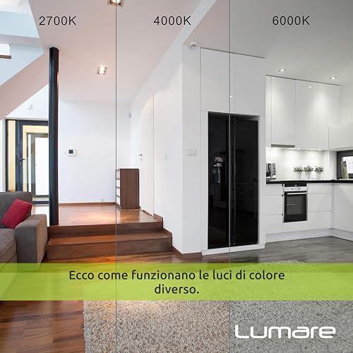 Lumare LED faretto da incasso dimmerabile 4W | set...