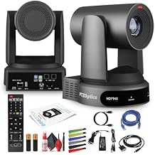 PTZOptics Move 4K SDI/HDMI/USB/IP PTZ Camera with 30x Optical Zoom Gray PT30X-4K-GY-G3 + Lens Cleaning Kit + HDMI Cable + Ethernet Cable + Color Wire Ties