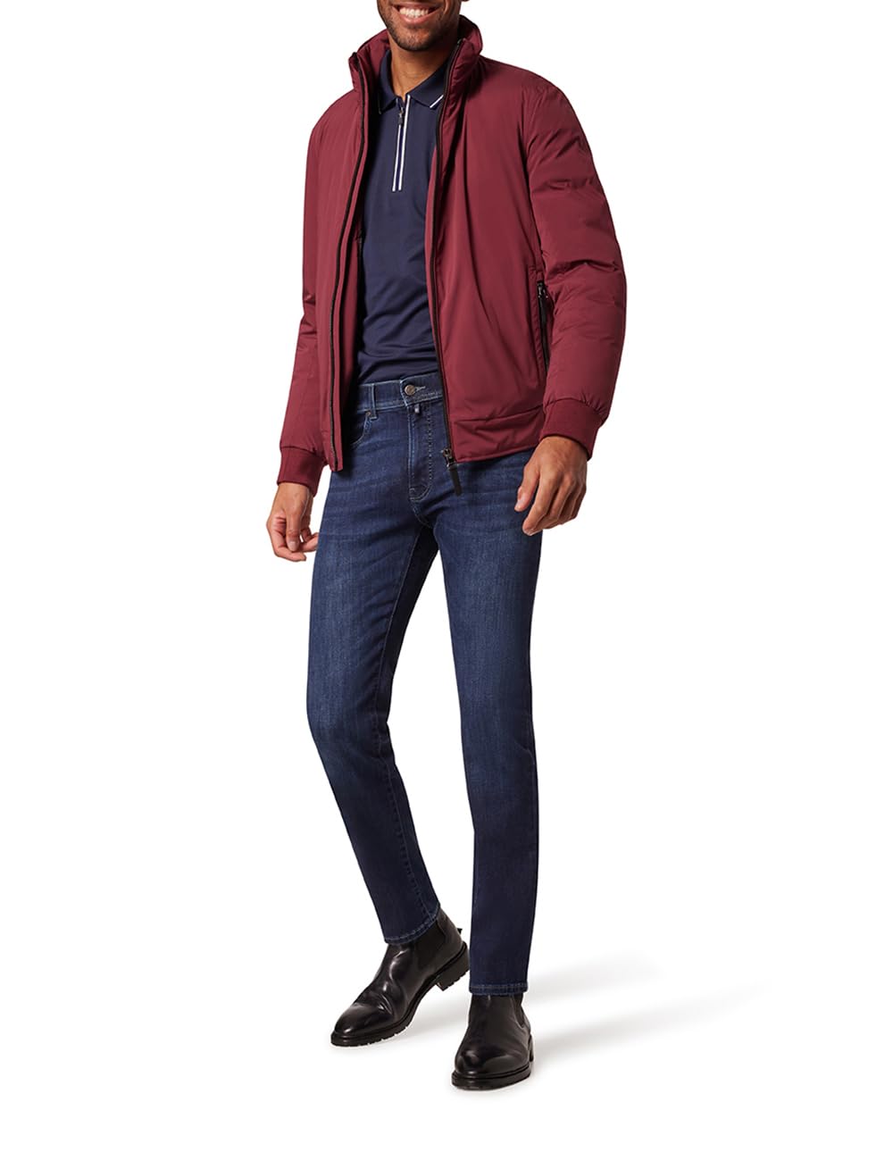 Pierre Cardin Herren Jeans Lyon Tapered | Männer Hose | Tapered Fit | Dark Blue Fashion Vintage Washed