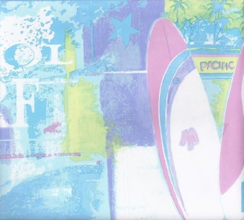 ブルーグリーンピンククールsurf壁紙ボーダー 楽天 ブルーグリーンピンククールsurf壁紙ボーダー 楽天