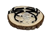 pulsera zamak y swarovski Práctica, cómoda y ligera Anhur LOTE 2 Pulseras Árbol de la Vida e Infinito en Cola de Ratón y Zamak en Negro Rojo Azulón Rosa Amarillo con Tarjeta con Mensaje (Negro)