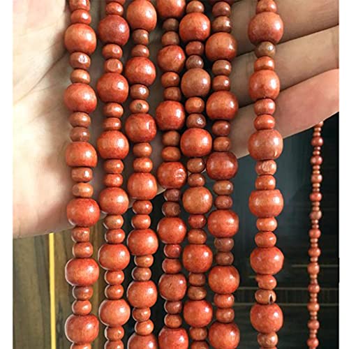 Cloison de séparation rideau perles bois pour masquer un dressing ouvert - 2