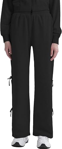 FASHIONSPARK Womens Wide Leg Sweatpants Baggy Lounge Pants with Ties Casual Athl