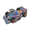 Peaceable Kingdom Giant Floor Puzzles with Uniquely Fun Shaped Pieces for Kids Ages 3+ Gifts for Boys and Girls - Racecar