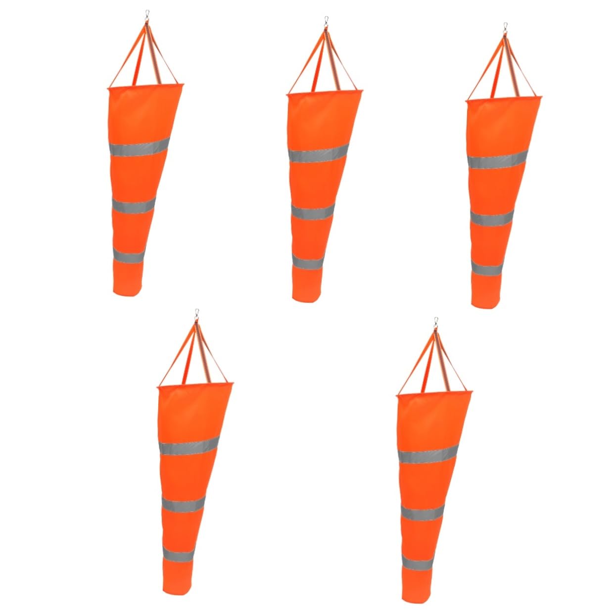 Manche à air d'extérieur Yardwe en tissu Oxford directionnel pour jardin et aéroport - Lot de 5