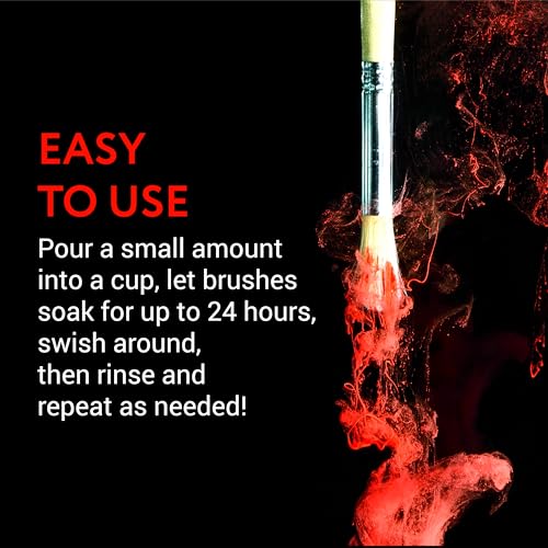 image for IMPRESA 32oz Water-Based Oil Paint Brush Cleaner & Restoring Liquid - 