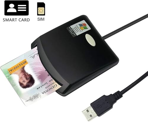 ISO7816 EMV SIM eID Contact Smart Chip Card Reader Writer Programmer #N99 for Contact Memory Chip Card +2 PCS Test Cards &SDK Kit