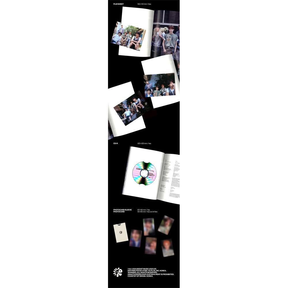 CORTIS [1. album EP COLOR OUTSIDE THE LINES] (Scena 3 Ver.) + zestaw 3 dodatkowych fotokartek