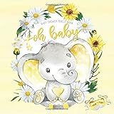 Oh Baby Shower Guest Book: Elephant Theme Guestbook with Gift Log & Keepsake Pages | Cute Little...