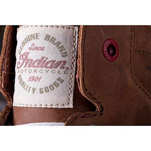 Indian Motorcycle Men's Leather Boyd Sneaker, Brown3