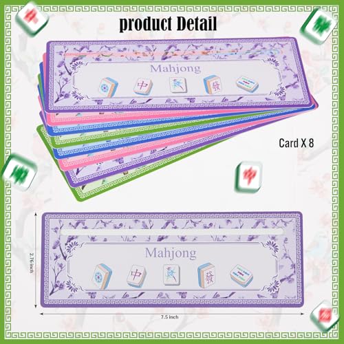 8 piezas Mahjong Line Finder accesorios para jugadores miniatura 2