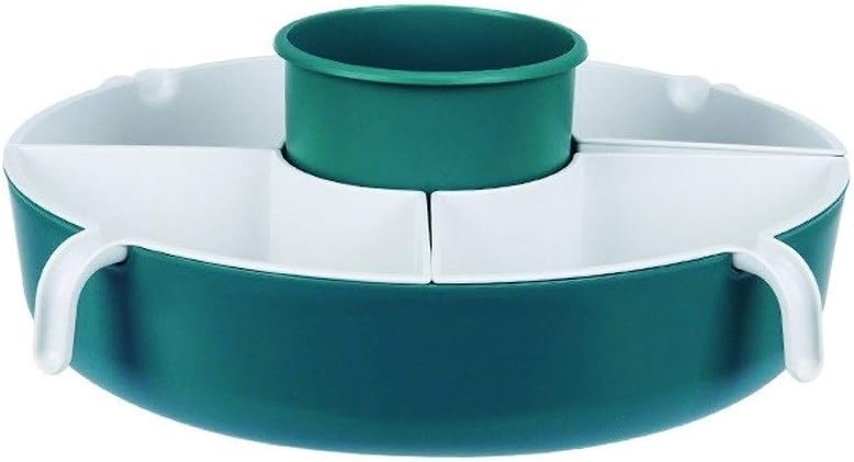 Draining Rack The Double-Layer Colander Assortment is Used to Clean Fruits and Vegetables The 21.5in Large Plastic Drainer can be Divided Into 5 Small Colanders. Drainage Rack(Green)