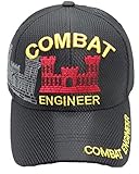 Combat Engineer Military Mesh Cap Black