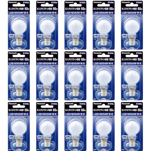 �p�i�\�j�b�N 15�Z�b�g �~�j�N���v�g���d�� 110V 60W�` �z���C�g E17���� LDS110V54WWK