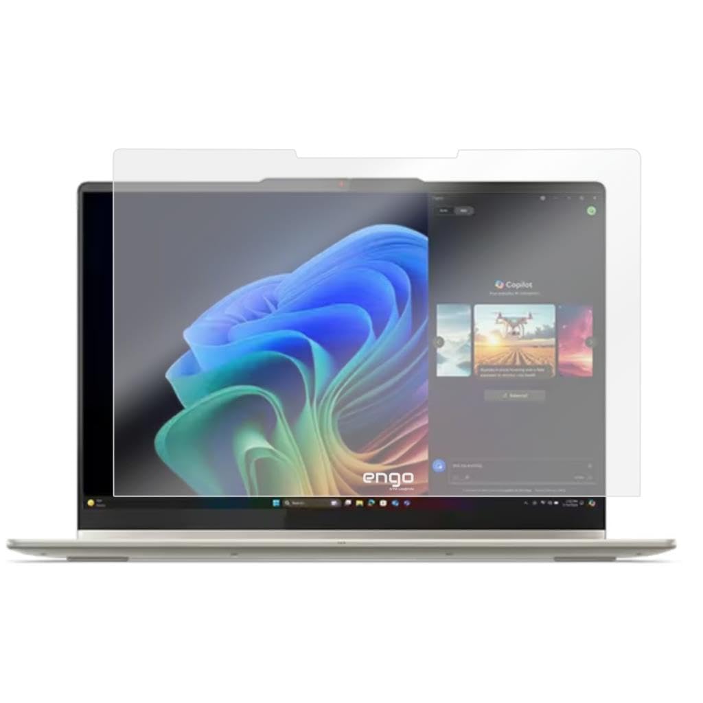 Engo Lenovo Yoga Pro 7 Gen 9 14.5 İnç İle Uyumlu Mat Ekran Koruyucu Notebook, Yansıma Ve Parlama Önleyici Parmak İzi Bırakmayan Laptop Koruma, 9h Temperli Kırılmaz Esnek Nano Cam 16:10