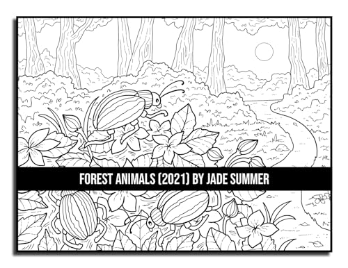 Forest Animals: An Adult Coloring Book with 50 Adorable Images of Woodland Creatures, Beautiful Flowers, Nature Scenes, and More! - Image 47