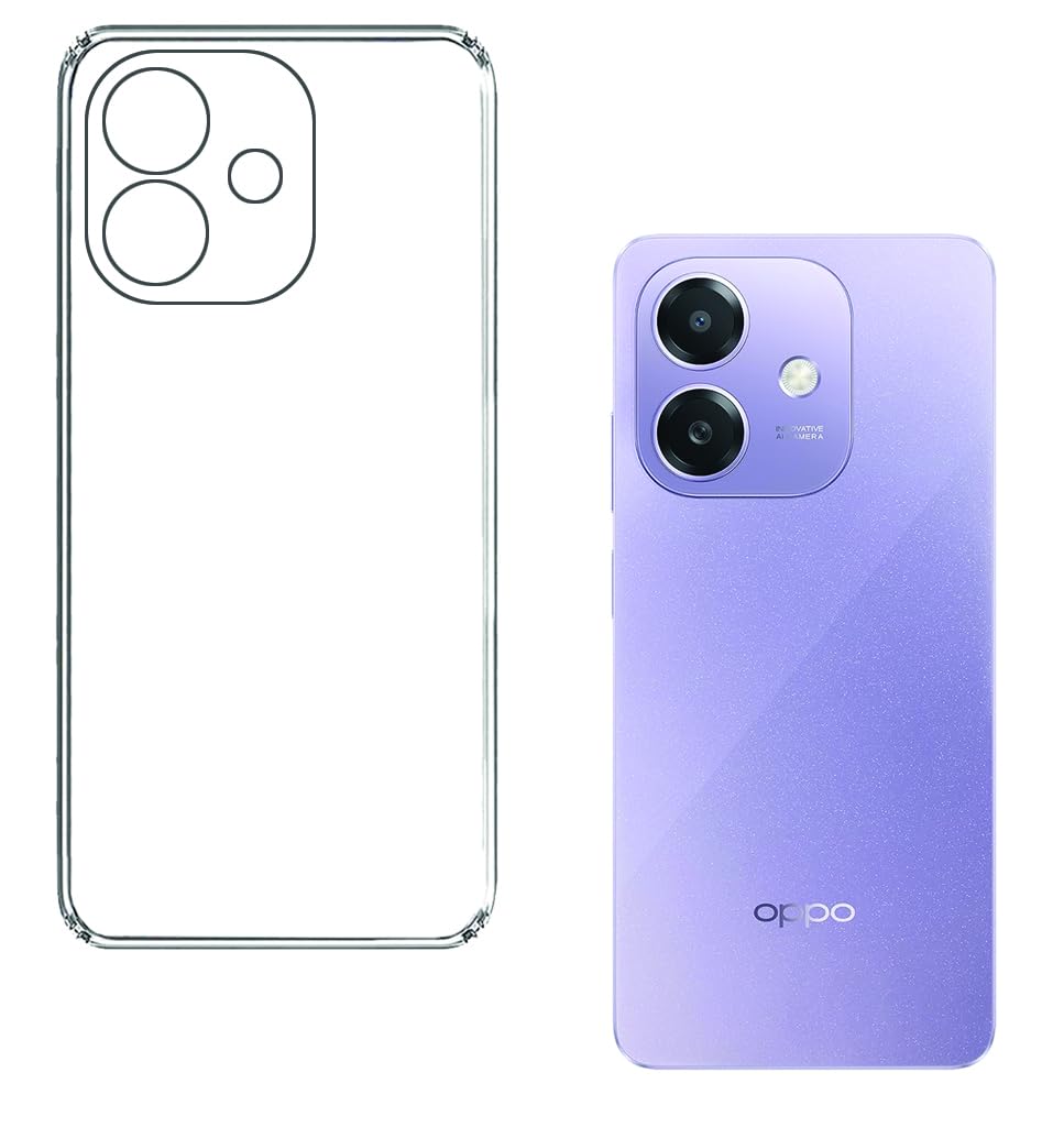 Inktree Oppo A3X 5G Back Cover | Slim Soft Back Case for Oppo A3X 5G (Transparent) (B0DF6FDDDL) Amazon Price History, Amazon Price Tracker