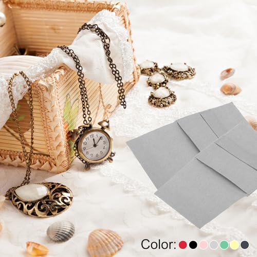 Bolsas de microfibra para joyería ideales para organizar collares en viajes 7