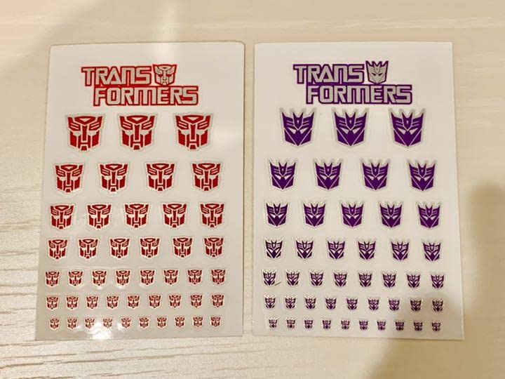 Amazon.co.jp: トランスフォーマー用 シール ステッカー 2枚 セット