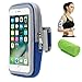 Produktbild Handytasche Sport Arm Outdoor Running Sportarmband Handy Band Tragbare Sportarmbandtasche Wasserdichte Außentasche Armband Handyhalter für Smartphone Samsung Galaxy Huawei Fitness Laufen Fitnessstudio