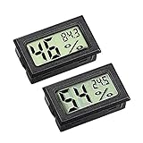 zigarren hygrometer test Auf dem Bildschirm Fahrenheit (° F) zeigt dieses Thermometer die Temperatur in Fahrenheit an. Verpackungsinhalt: 5 Einheiten Hygrometer / Thermometer-Messgerät (einschließlich Batterieknopf)